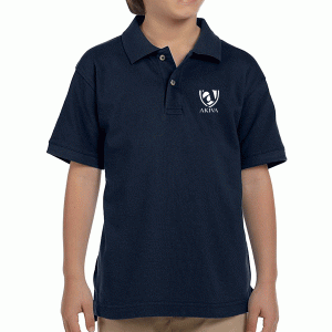 Akiva School Youth 6 oz. Ringspun Cotton Piqu Short-Sleeve Polo