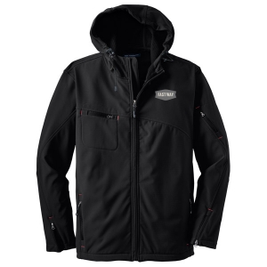 Fast Way Freight Textured Hooded Soft Shell Jacket