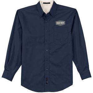 Fast Way Freight Long Sleeve Easy Care Shirt