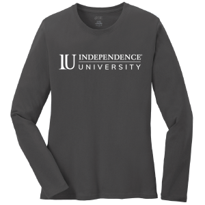 Independence University Ladies Long Sleeve 5.4-oz 100% Cotton T-Shirt