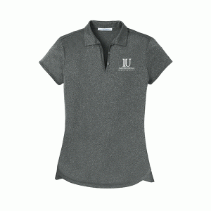 Independence University Ladies Trace Heather Polo