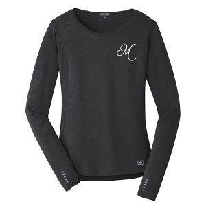 ogio endurance ladies long sleeve pulse crew