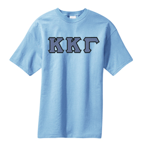 Kappa Kappa Gamma Greek Letter T-Shirt 