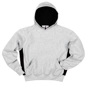 EWU Youth Colorblock Hooded Sweatshirt - Screen Printed