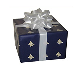 Universal Diamonds Blue Wrapping Paper by Owen