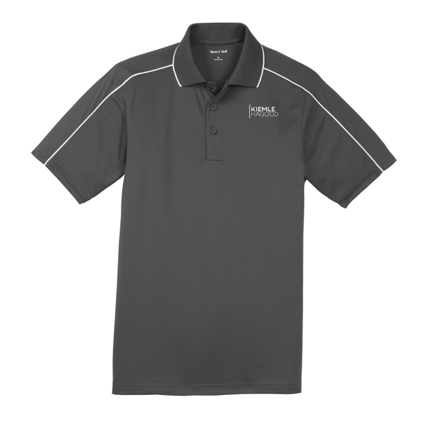 Kiemle Hagood Sport-Tek Micropique Sport-Wick Piped Polo