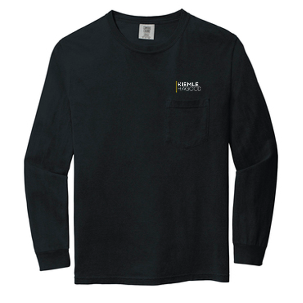 COMFORT COLORS Heavyweight Ring Spun Long Sleeve Pocket Tee