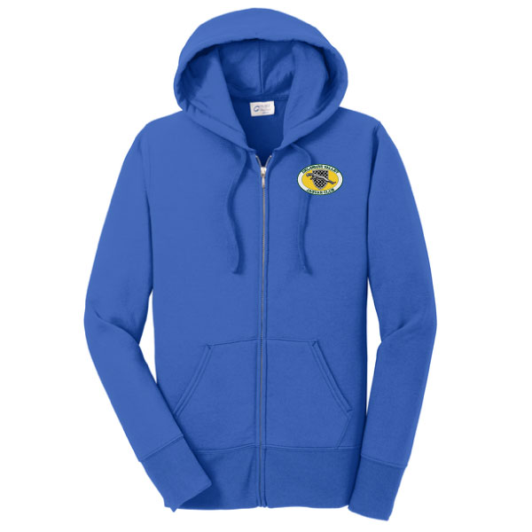 Port & Company Ladies Classic Full-Zip Hooded Sweatshirt