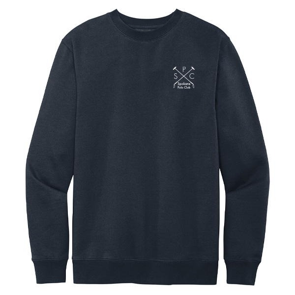 Spokane polo Club Embroidered Fleece Crew