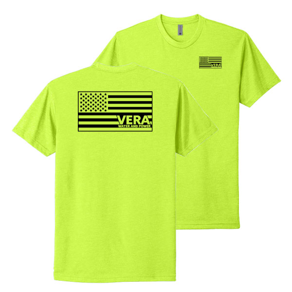 Next Level Unisex CVC Tee. High Viz