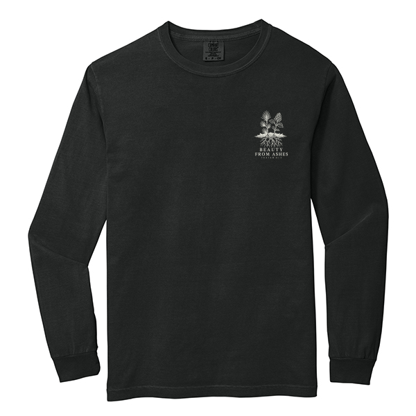 Beauty For Ashes Comfort Colors Long Sleeved Tee
