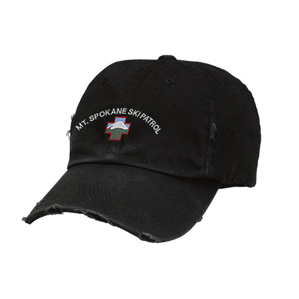 Mt.Spokane Ski Patrol Distressed Cap | Mt. Spokane Ski Patrol