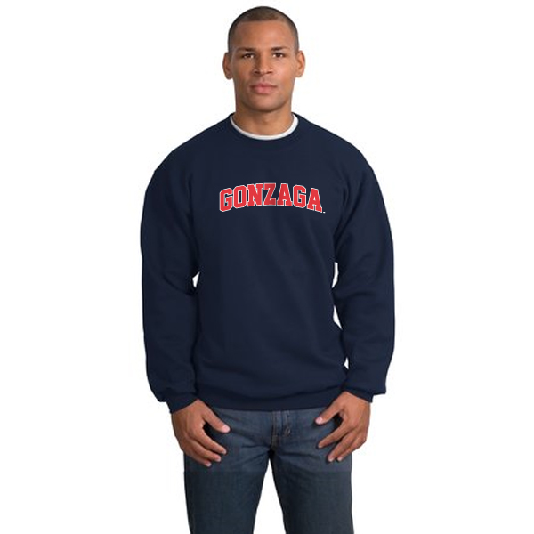 Gonzaga Bulldogs Screen Printed Crewneck Sweatshirt | Gonzaga University