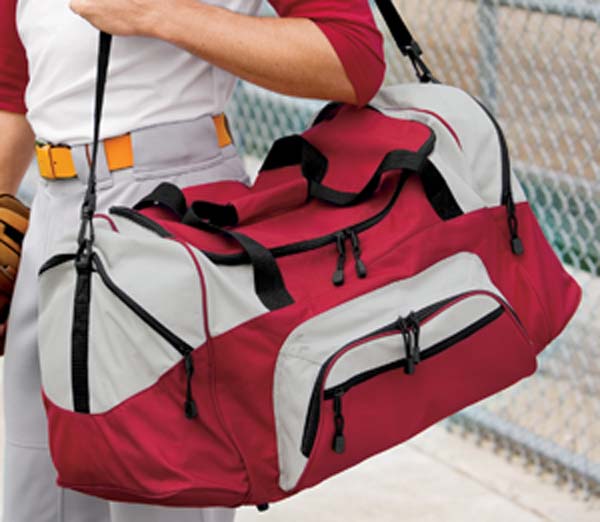 EWU Color Block Sport Duffel - Embroidered