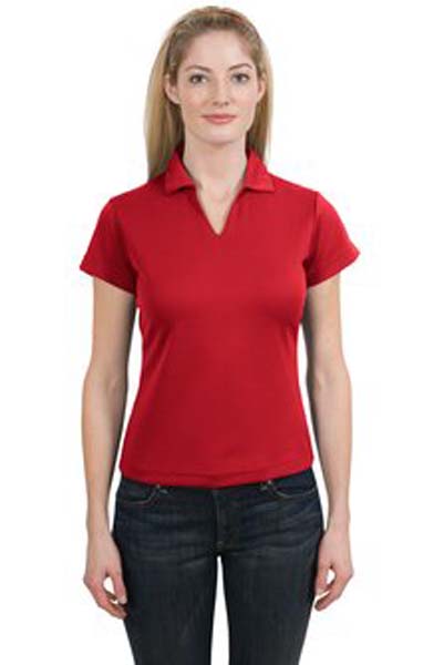 EWU Ladies Dri Mesh V-Neck Polo - Embroidered