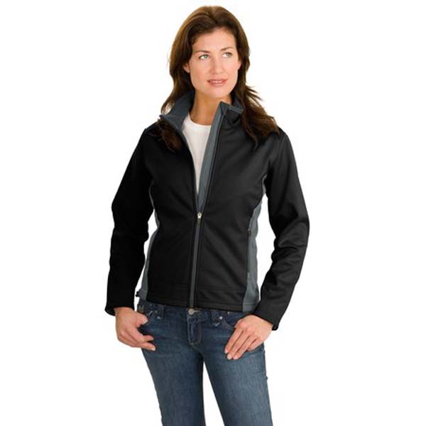 EWU Ladies Two-Tone Soft Shell Jacket - Embroidered