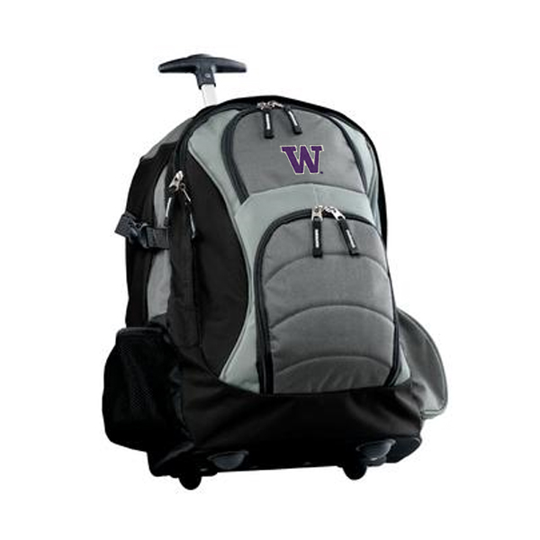 UW Huskies Wheeled Backpack University of Washington