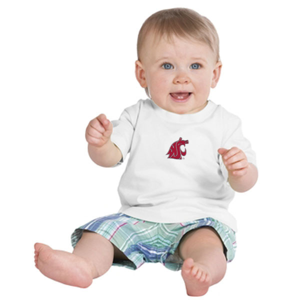 Washington State University Embroidered Infant Tee