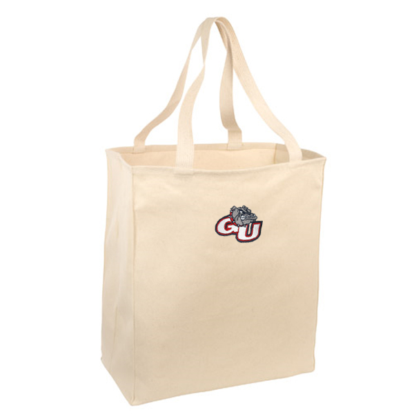 Gonzaga University Embroidered Port & Company - Over-the-Shoulder Grocery Tote