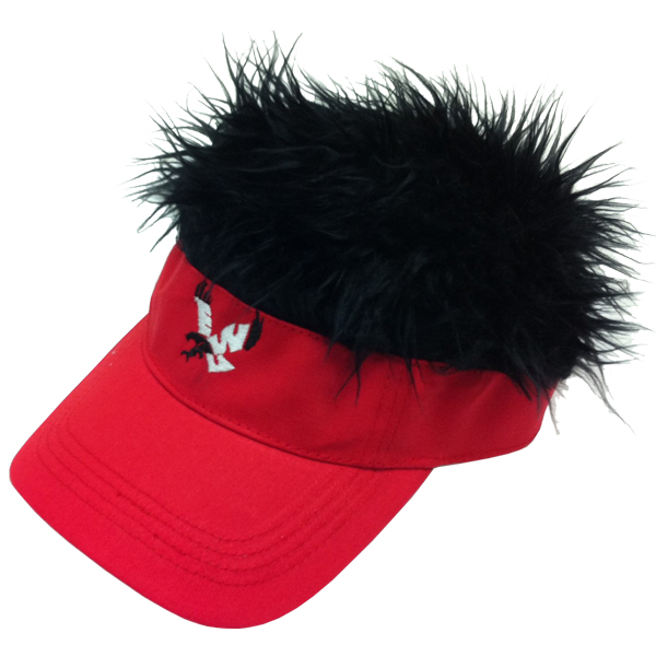 EWU Black FlairHair® Visor