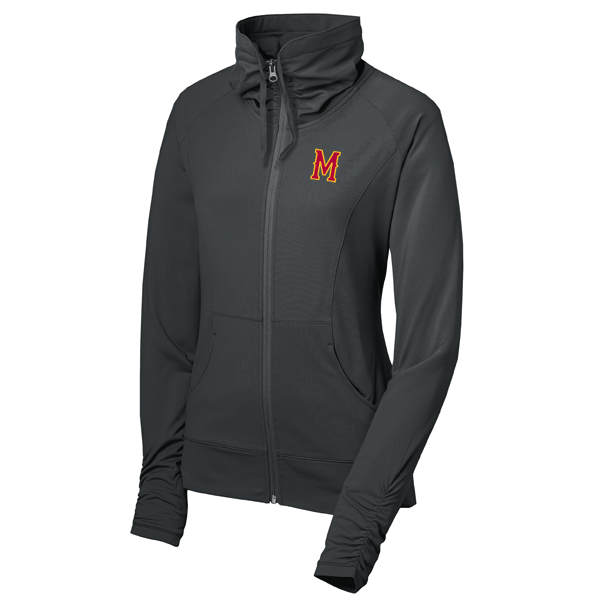 Mustangs Softball Ladies Sport-Wick® Stretch Full-Zip Jacket | Mustang ...