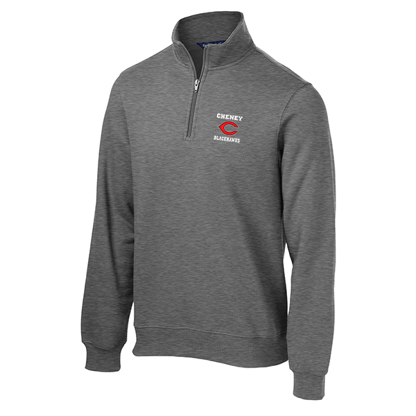 Cheney Blackhawks 1/4-Zip Sweatshirt | Cheney High School Blackhawks